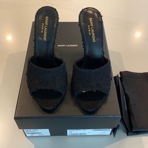 Saint Laurent Boucle Mules